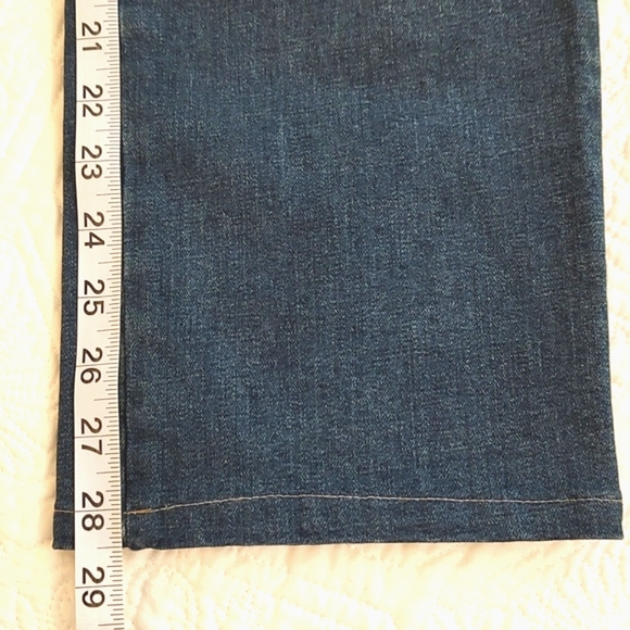 Sundance Driftwood Audrey Embroidered Distressed Jeans, Size 32 / women's 12 - Picture 12 of 13